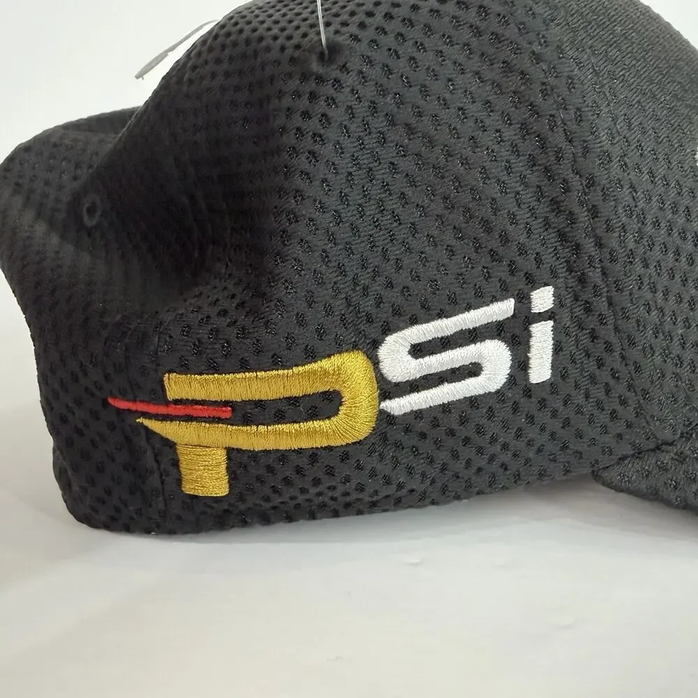 NWT TaylorMade Mens Black Golf M1 PSi A-Flex Stretched Fitted Hat Size L/XL